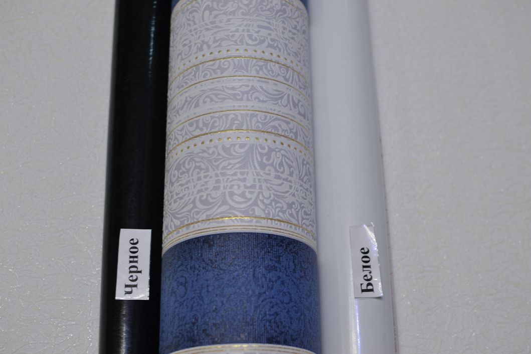 Обои виниловые на бумажной основе Vinil Измир ВKV синий 0,53 х 10,05м (5 - 1118),
