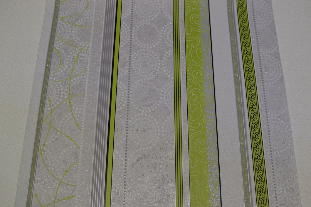 Шпалери вінілові на паперовій основі Слов'янські шпалери Comfort B53,4 Газон 2 зелений 0,53 х 10,05м (5649 - 10)