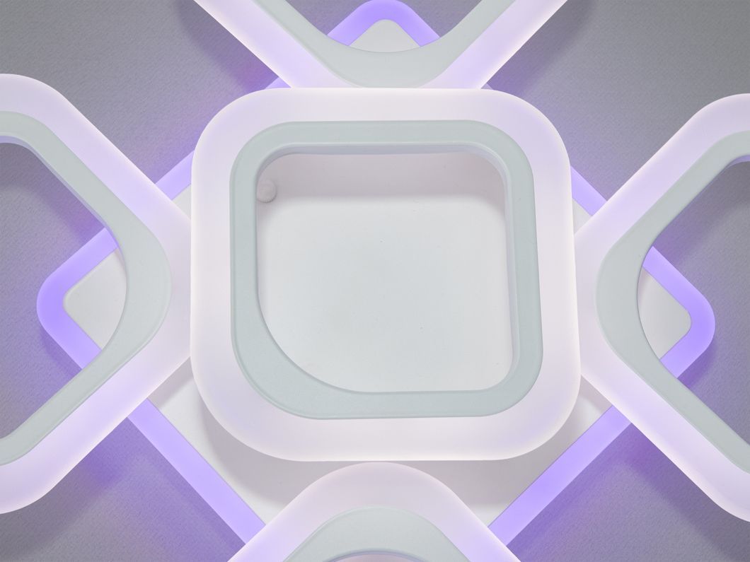 Потолочная люстра с диммером и LED подсветкой, 60W