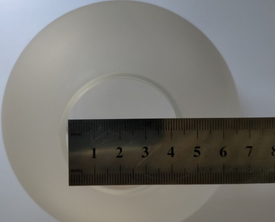 Плафон люстри діаметр верхнього отвору 4,2 см висота 12 см, Бежевий, Бежевий
