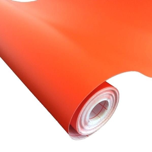 Самоклейка декоративная D-C-Fix однотонная оранжевый матовый 0,45х15м (200-2879), Оранжевый, Оранжевый
