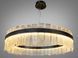 Подвесная люстра Diasha 817 черная хрустальная LED 190Вт