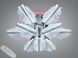 Стельова LED люстра шампань 65W з пультом
