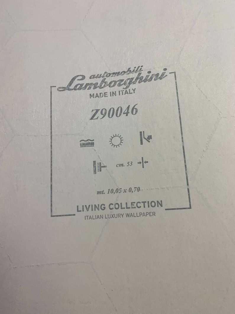 Обои виниловые на флизелиновой основе Zambaiti Parati Lamborghini 2 бежевый 0,70 х 10,05м (Z90046)