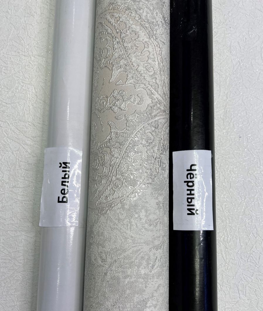 Обои виниловые на флизелиновой основе Гомельобои Лукка серый 1,06 х 10,05м (21651-2)