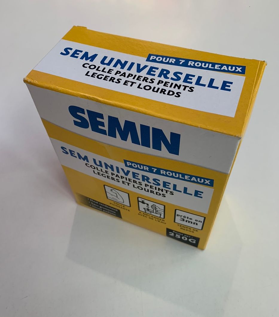 Клей для шпалер усіх видів SEMIN 0,25кг (250G)