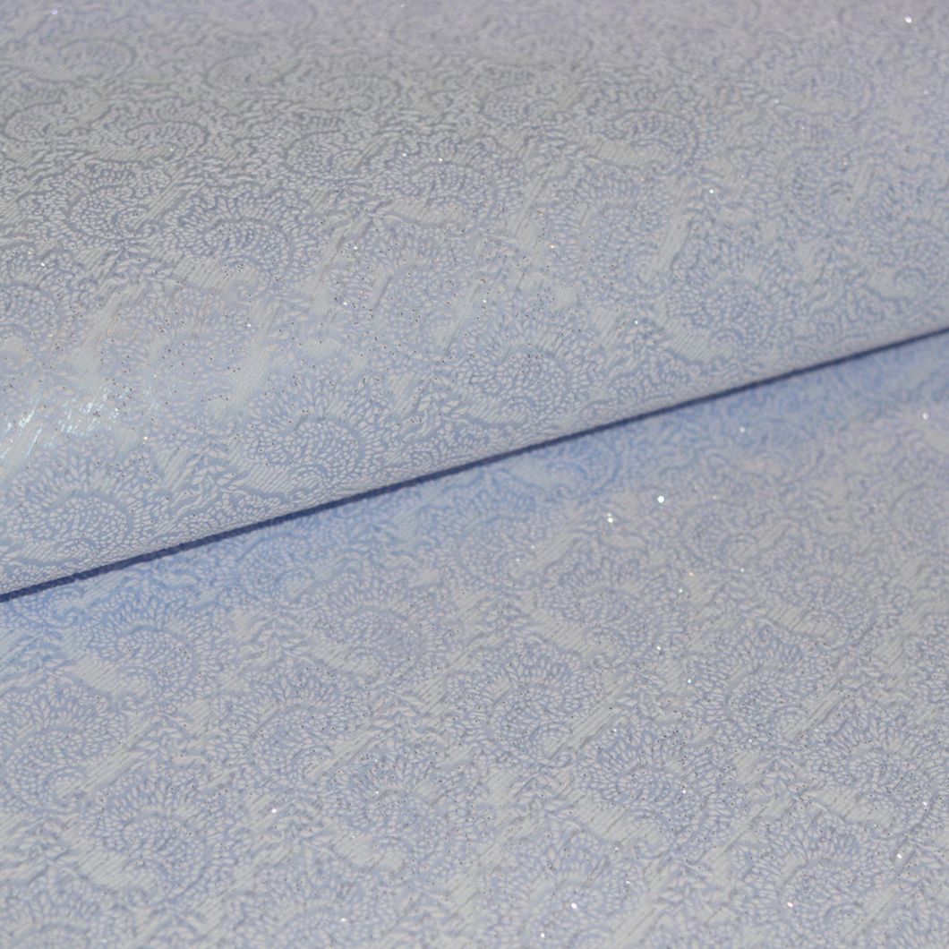 Обои акриловые на бумажной основе Славянские обои Garant B77,4 Джаз голубой 0,53 х 10,05м (5184 - 03)