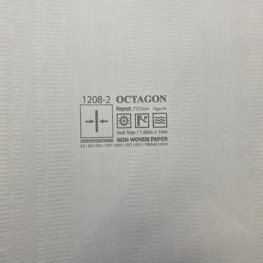 Обои виниловые на флизелиновой основе Octagon AdaWall серый 1,06 х 10,05м (1208-2)
