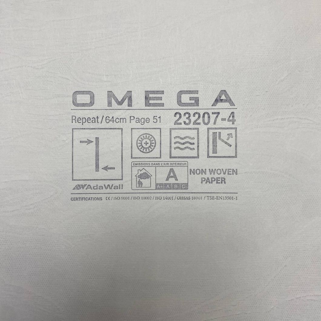 Обои виниловые на флизелиновой основе OMEGA AdaWall коричневый 1,06 х 10,05м (23207-4)