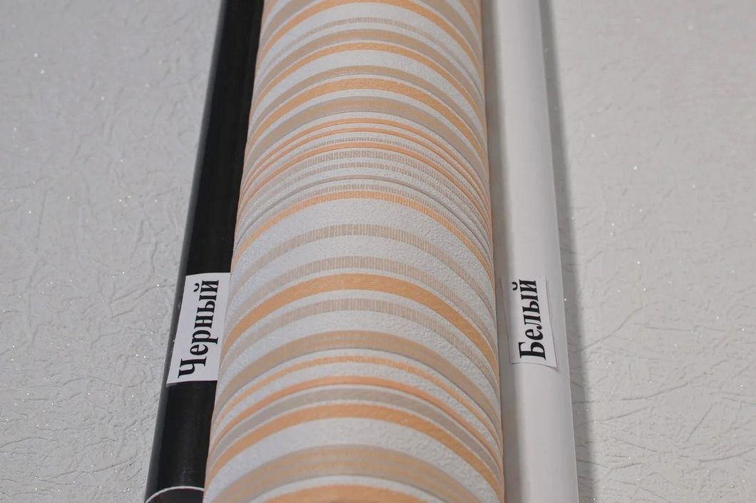 Обои виниловые на флизелиновой основе Славянские обои Office Style В88 Салют оранжевый 1,06 х 10,05м (1208-05)