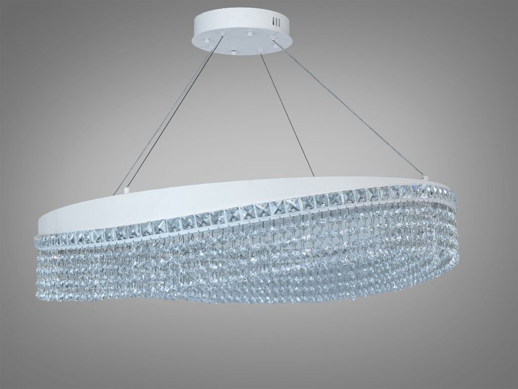 Підвісна люстра Diasha LED біла 100Вт 18м2