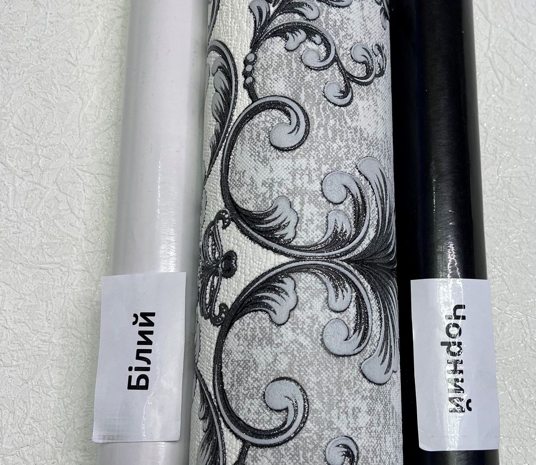 Обои виниловые на флизелиновой основе ArtGrand Assorti серый 1,06 х 10,05м (637AS90)