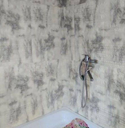 Панель стінова самоклеюча декоративна 3D візерункова 700x700x7,5мм (171), Бежевий, Бежевий