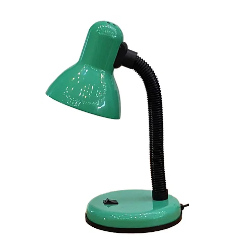 Лампа настольная зелена на 1 лампа, Зелёный, Зелёный