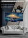 Модульна картина MAKO " Політ кита " 53x100 см MK30555