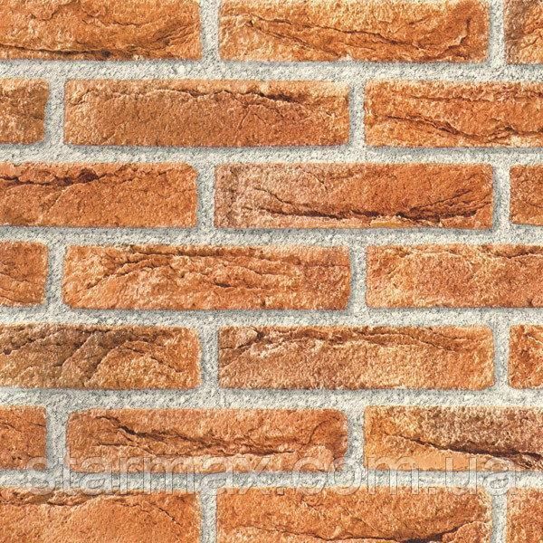 Самоклейка декоративная D-C-Fix Кирпичи оранжевый полуглянец 0,45 х 1м (200-2158), Оранжевый, Оранжевый