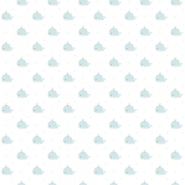 Шпалери паперові ICH Lullaby бірюзовий 0,53 х 10,05м (223-2)