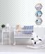 Обои бумажные ICH Lullaby бирюзовый 0,53 х 10,05м (223-2)