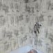 Панель стеновая самоклеющаяся декоративная 3D узорная 700x700x7,5мм (171), Бежевый, Бежевый