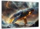 Картина на холсте МАKO " Величественный кит " 60x100 см MK10543