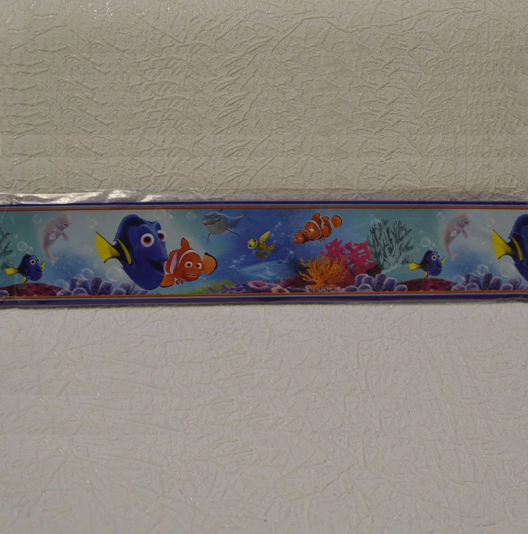 Бордюри для шпалер дитячі Немо рибки ширина 5.5 см (104931), Разные цвета, Різні кольора
