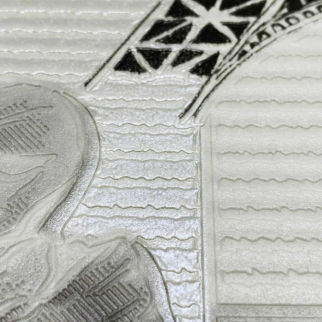 Шпалери вінілові на паперовій основі сірі Слов'янські шпалери Париж Expromt B46.4 0,53 х 10,05м (9103-03)
