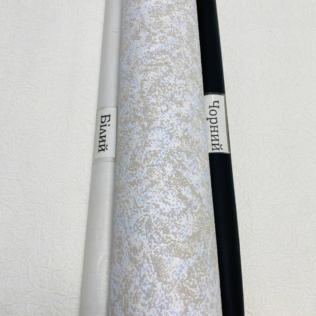 Обои виниловые на флизелиновой основе голубой Славянские обои Office Style В188 1,06 х 10,05м (1253-03)