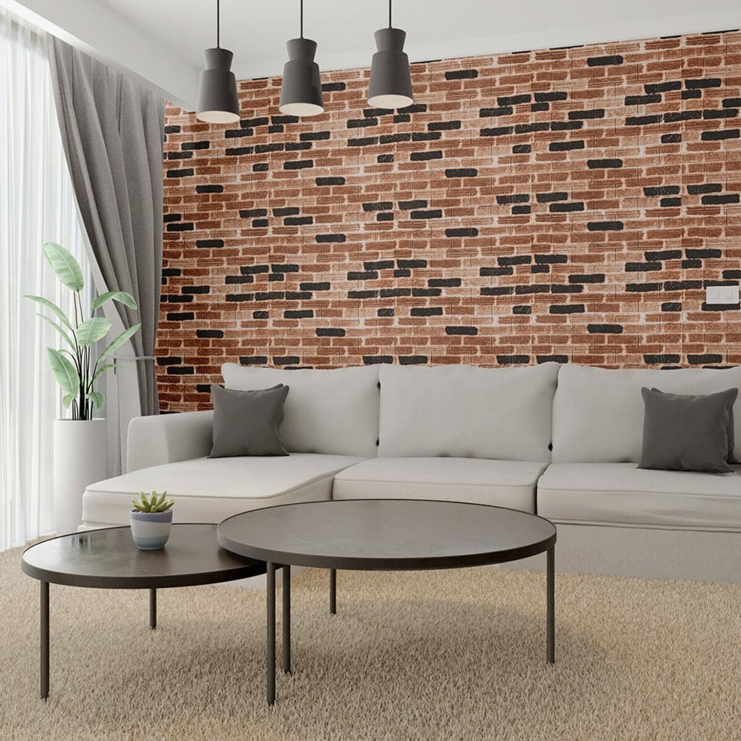 Панель стінова 3D classical brick (346-2) 700х770х2мм (D) SW-00001915, Разные цвета, Різні кольора