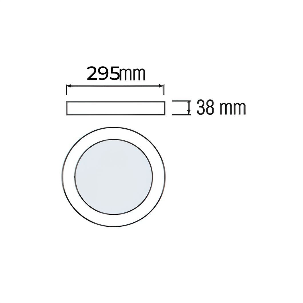 Светильник накладной белый Catalina-36  LED 36W ЗССТ 3600Lm 160-265V d-295*h38мм IP 20 (016-081-1036-010)
