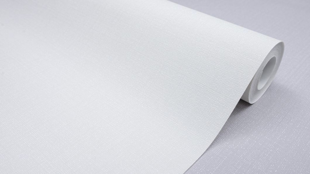 Обои виниловые на флизелиновой основе SINTRA Tweed UNI 533703 (1,06х10,05м), Білий