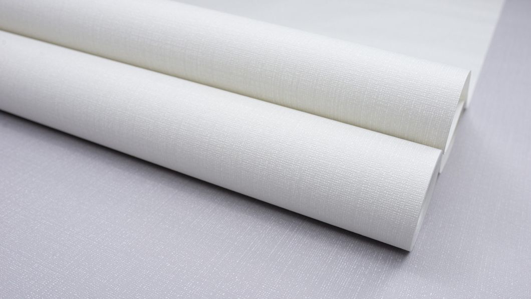 Обои виниловые на флизелиновой основе SINTRA Tweed UNI 533703 (1,06х10,05м), Білий