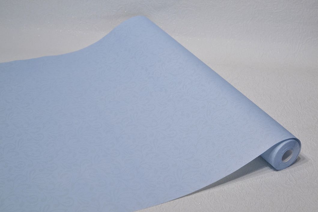 Обои бумажные Эксклюзив голубой 0,53 х 10,05м (011-02)