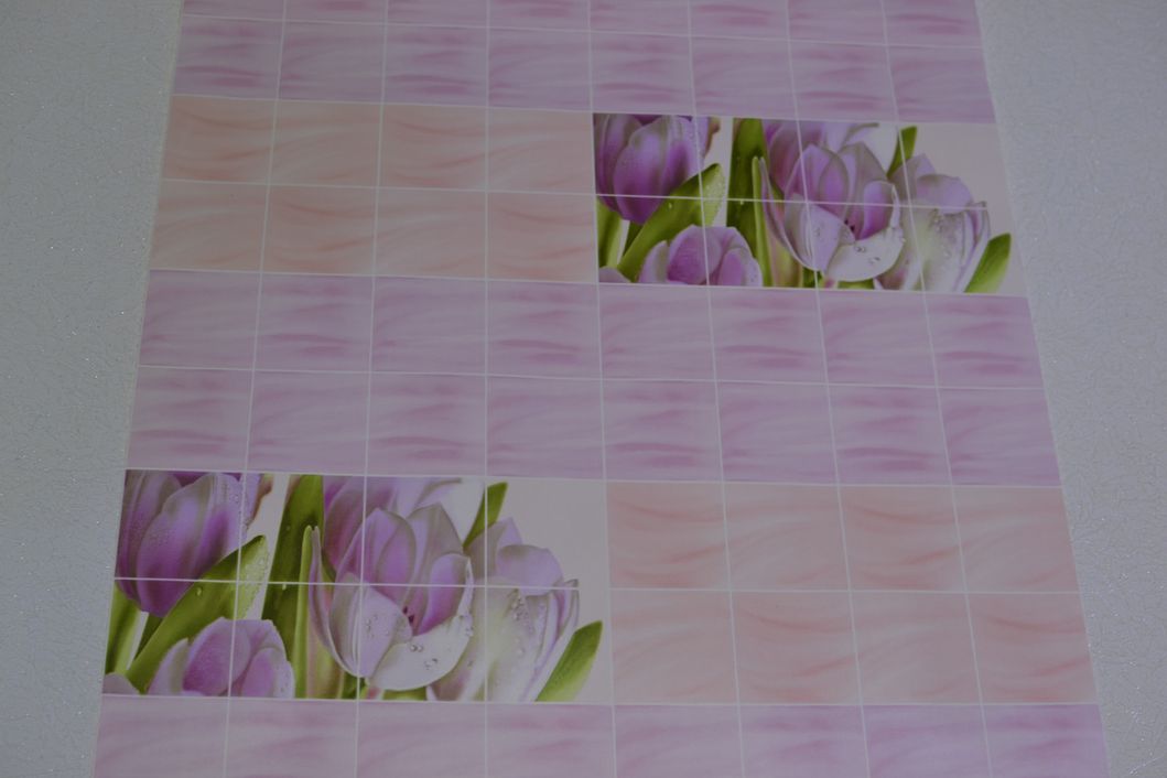 Шпалери вологостійкі на паперовій основі Слов'янські шпалери B56,4 Букет рожевий 0,53 х 10,05м (6531 - 06)