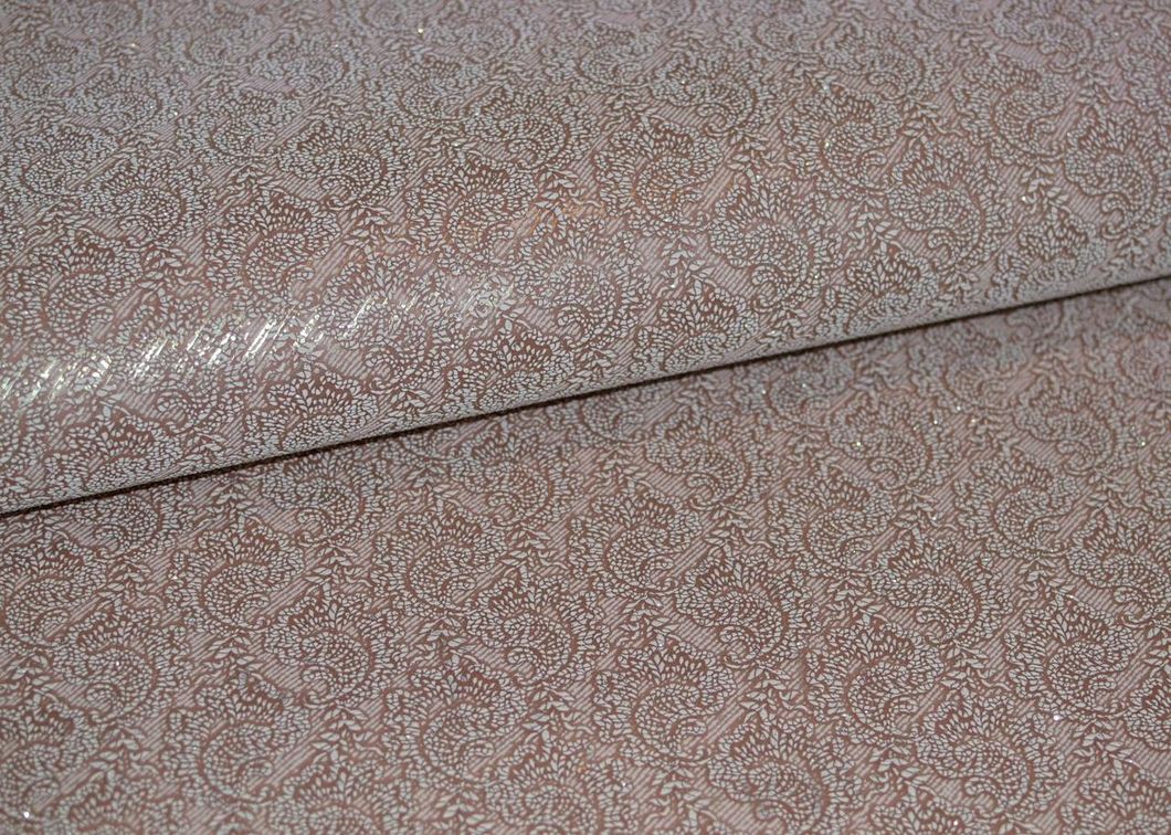 Шпалери акрилові на паперовій основі Слов'янські шпалери Garant B77,4 Джаз бордовий 0,53 х 10,05м (5184 - 13)