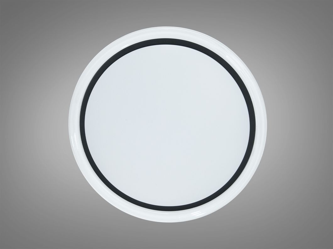 LED люстра Смарт 34Вт белая с черной вставкой 6м&sup2;