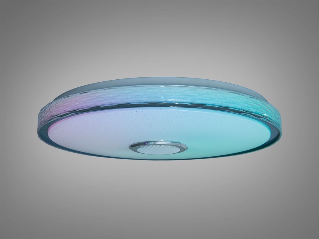 Смарт LED люстра біла 80 Вт RGB з Bluetooth, I-LINK додаток