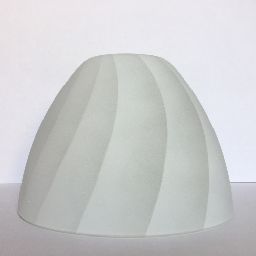 Плафон для люстры диаметр верхнего отверстия 3,6 см высота 10 см, Белый, Белый