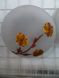 Настенный и потолочный светильник "Таблетка", 1 лампа, цветы, Коричневый, Коричневый