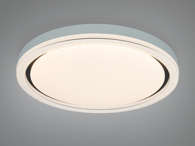LED люстра Смарт 34Вт біла з чорною вставкою 6м&sup2;