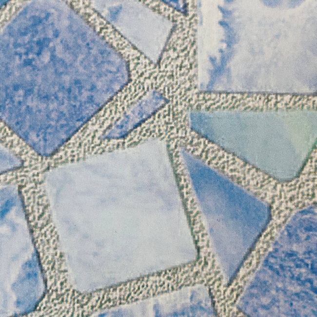 Самоклейка декоративная GEKKOFIX голубая плитка в ванную полуглянец 0,45 х 15м (10201), Ивано-Франковск