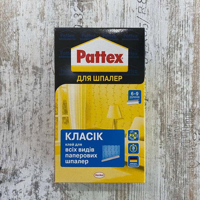 Клей для шпалер Pattex Класік універсальний 0,19кг (2875206)