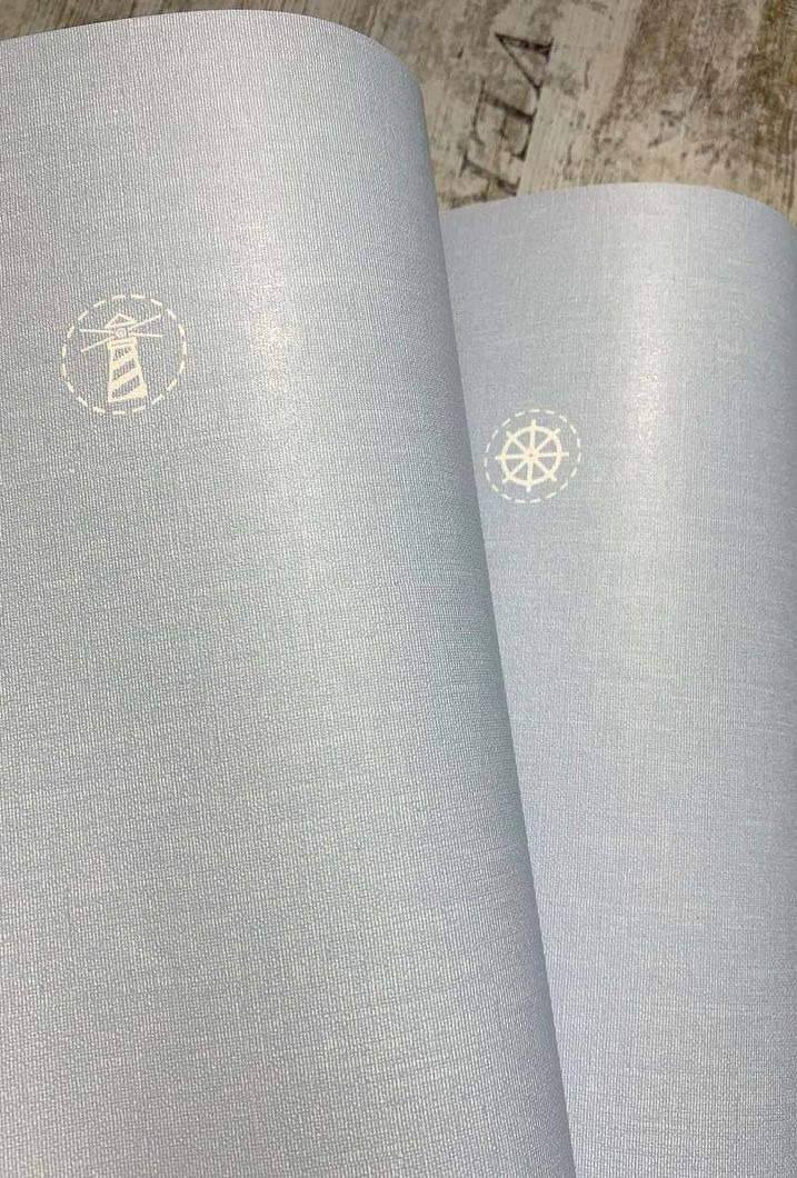 Обои бумажные ICH Lullaby голубой 0,53 х 10,05м (226-1)