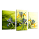 Модульная картина DK Place Цветы 3 части 53 х 100 см (524_3)