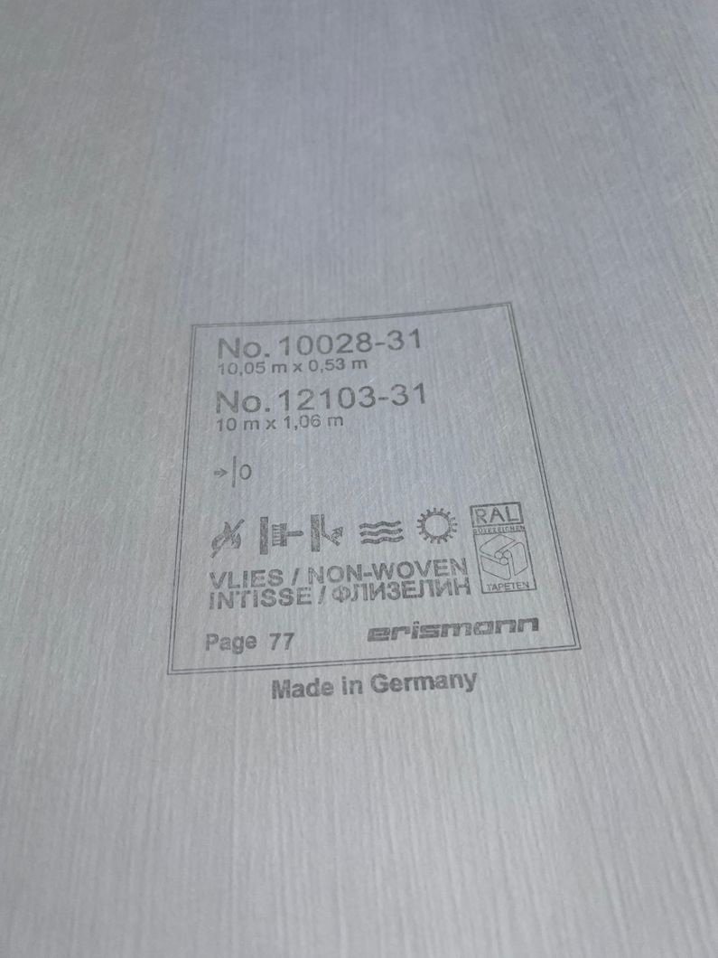 Обои виниловые на флизелиновой основе Erismann Fashion for Walls 3 серый 1,06 х 10,05м (12103-31)