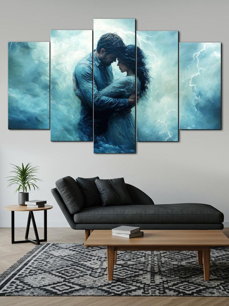 Модульная картина MAKO " В объятиях любви " 80x125 см MK50525