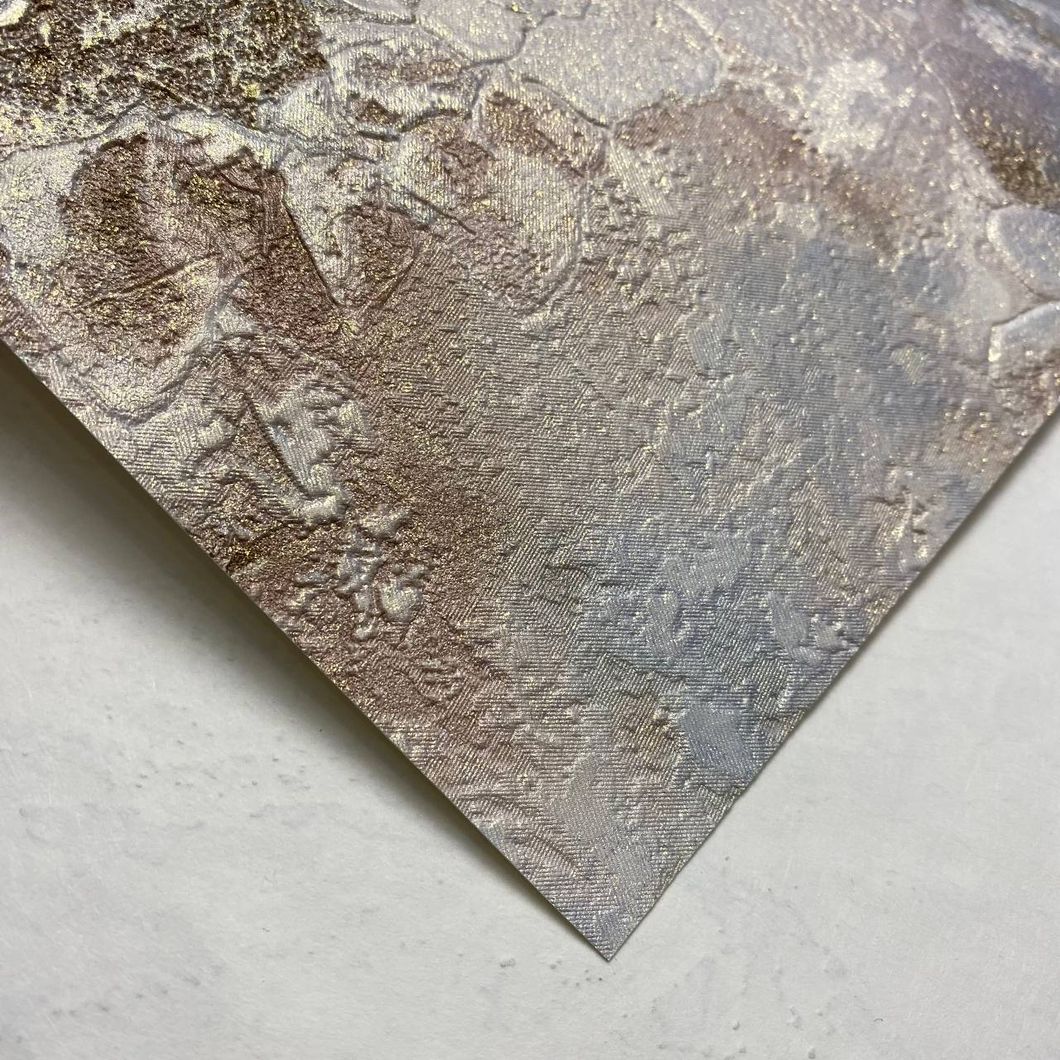Обои виниловые на флизелиновой основе Emiliana Parati Carrara серо-коричневый 1,06 х 10,05м (84642)