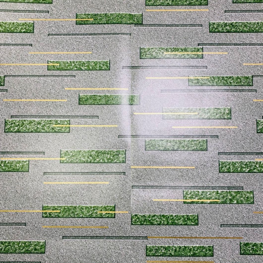 Шпалери вологостійкі на паперовій основі Континент Корнет зелений 0,53 х 10,05м (2171)