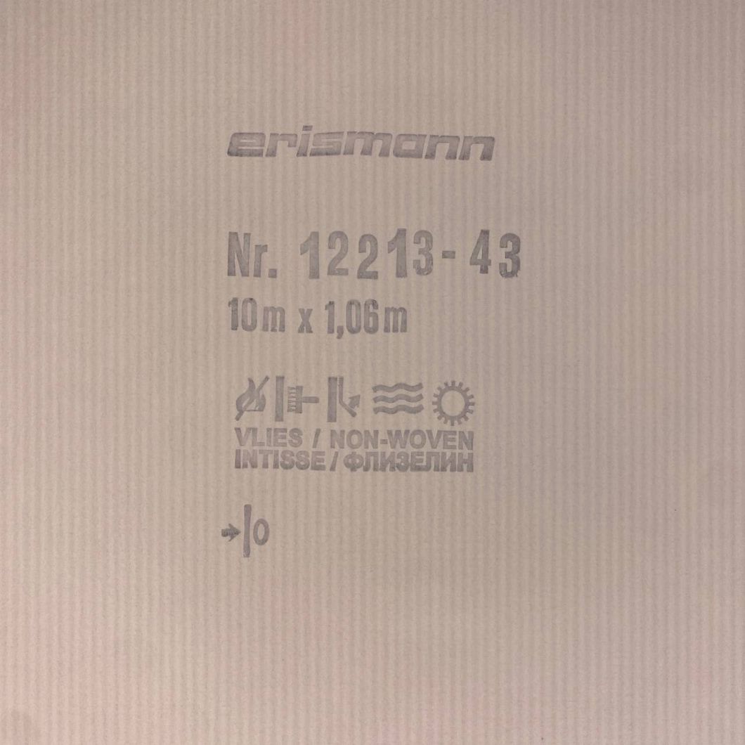 Шпалери вінілові на флізеліновій основі Світло Сірі Erismann Melange 1,06 х 10,05м (12213-43)