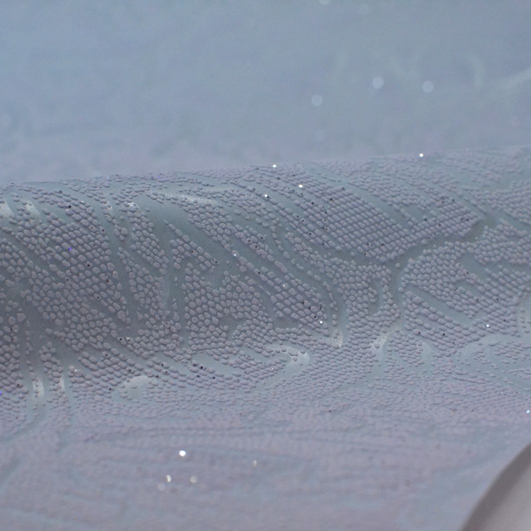 Шпалери акрилові на паперовій основі Слов'янські шпалери В77,4 Паморозь блакитний 0,53 х 10,05м (491-03)