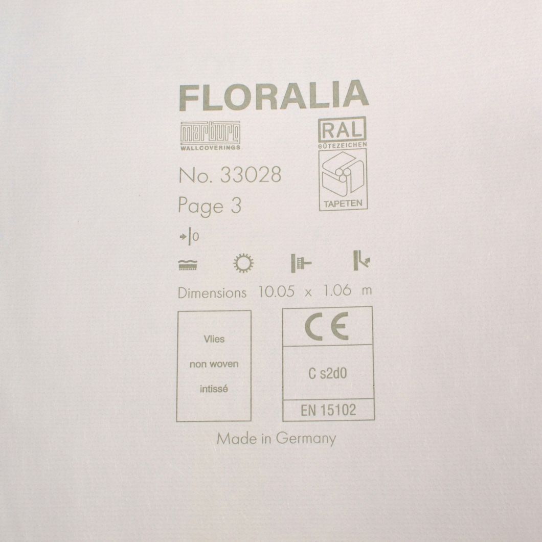 Обои виниловые на флизелиновой основе Marburg Floralia бежевый 1,06 х 10,05м (33028)